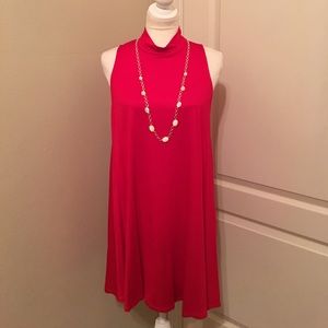 RED Trapeze Dress/Tunic